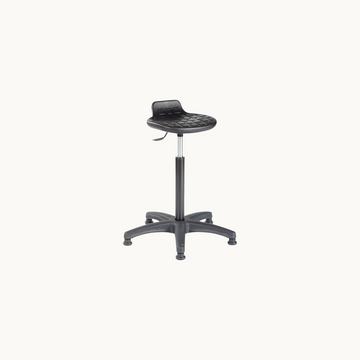 Tabouret assis-debout avec assise Fred