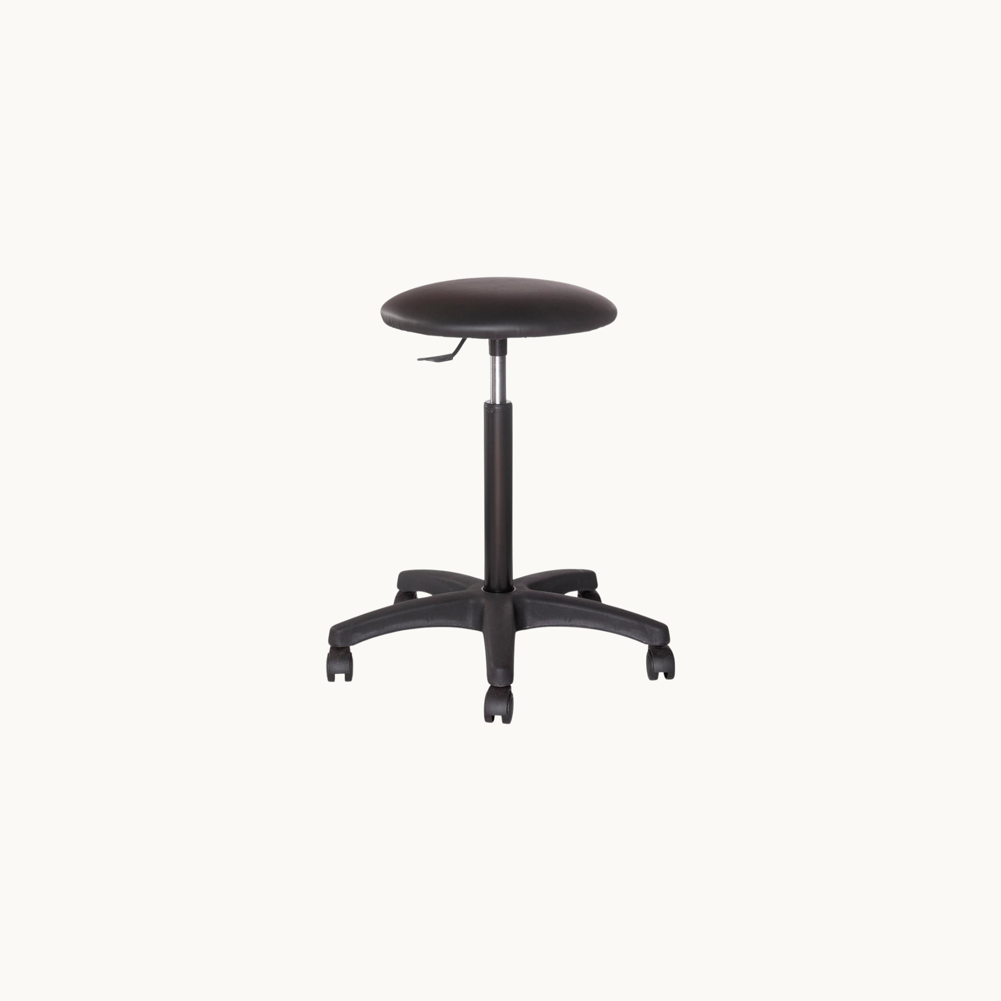 Tabouret avec assise skaï noir Joe